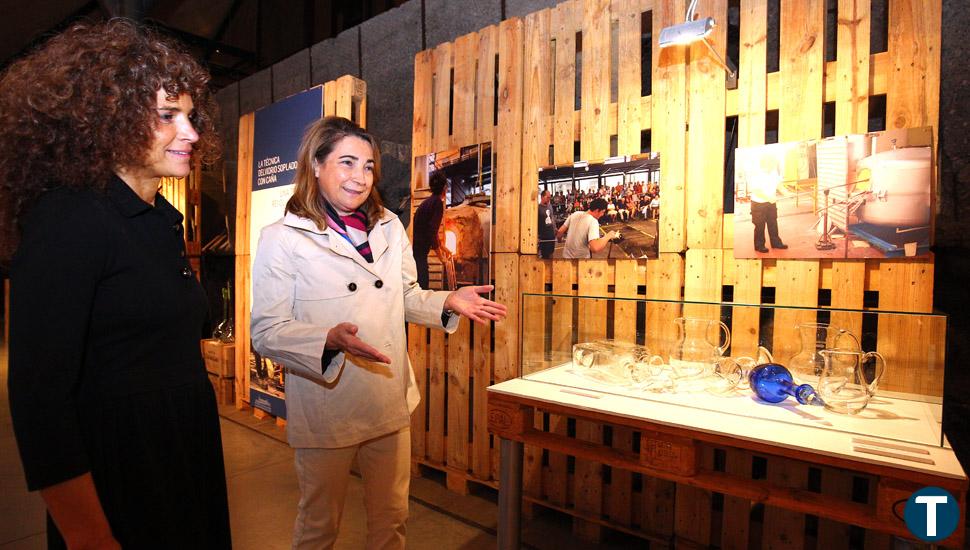 El Museo de la Energía y la Real Fábrica de Cristales rinden homenaje al vidrio