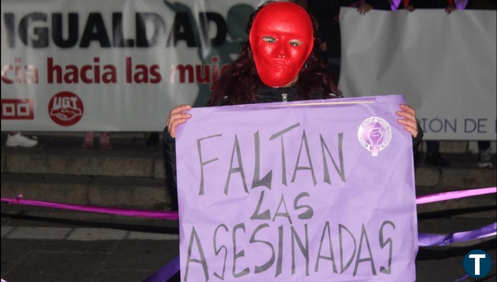 Clausura de la manifestación por el 25N