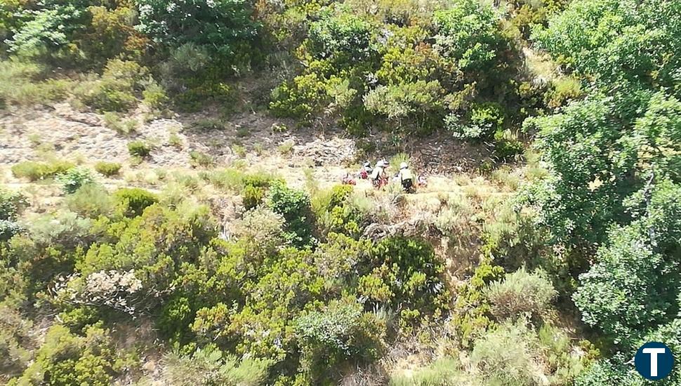 Auxiliada una mujer tras caerse de la bicicleta en el Mirador de Piedrashitas