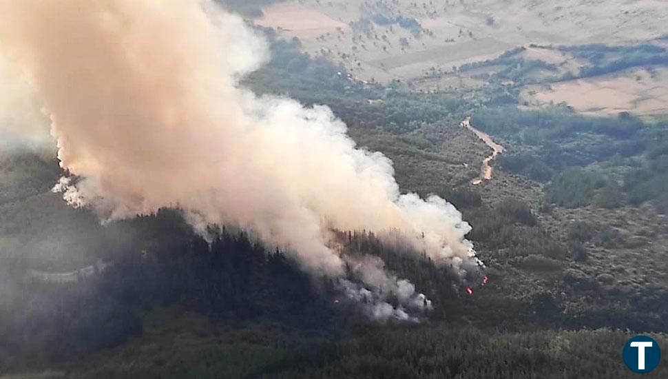 Incendios en la provincia: el de Cabanillas se mantiene en nivel 1; el de Modino baja a nivel 0