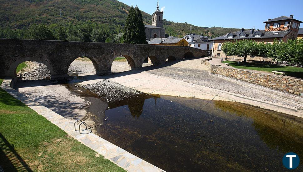 Sequía en El Bierzo: varios pueblos de la comarca piden a sus vecinos que "extremen" las medidas de ahorro