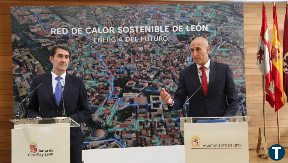 Una red eficiente de calor abastecerá a 28.000 viviendas y 150 edificios de la capital leonesa tras invertir 70 millones   