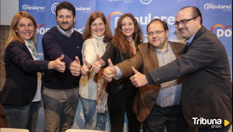 El PP León presentó sus candidatos para San Andrés, La Bañeza y Villaquilambre