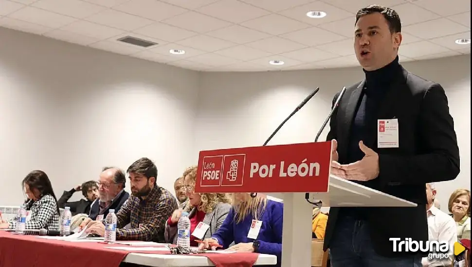 Cendón, único candidato para representar a la militancia socialista leonesa en el 41 Congreso Federal 