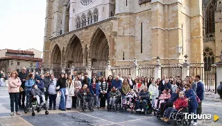 Aspace recorre las calles de León y pide "respuesta a las necesidades" de las personas con parálisis cerebral