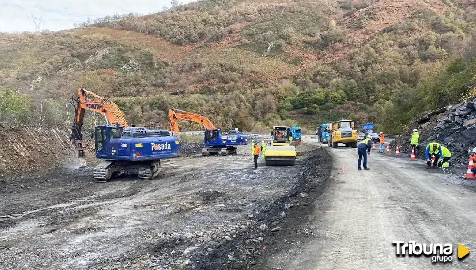 Transportes prevé que este miércoles se abra el desvío provisional de la AP-66 en ambos sentidos 