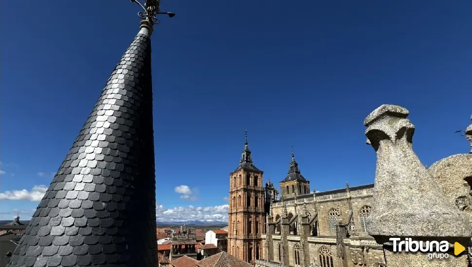 Un ascensor panorámico para acceder al último nivel del Palacio de Gaudí de Astorga 