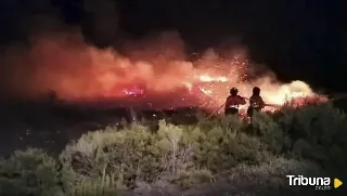 El incendio de Brañuelas alcanza un perímetro de 10 kilómetros y sigue sin control