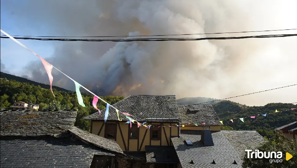 El incendio de Brañuelas desciende a nivel 1: ya se controla y no existe peligro para personas y bienes