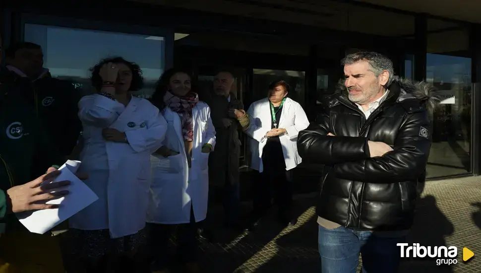 CSIF CyL se moviliza en Ponferrada por la situación sanitaria y urge a Gobierno y Junta "que se preocupen más"